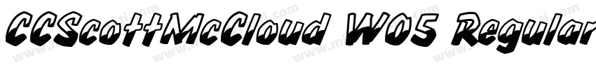 CCScottMcCloud W05 Regular字体转换